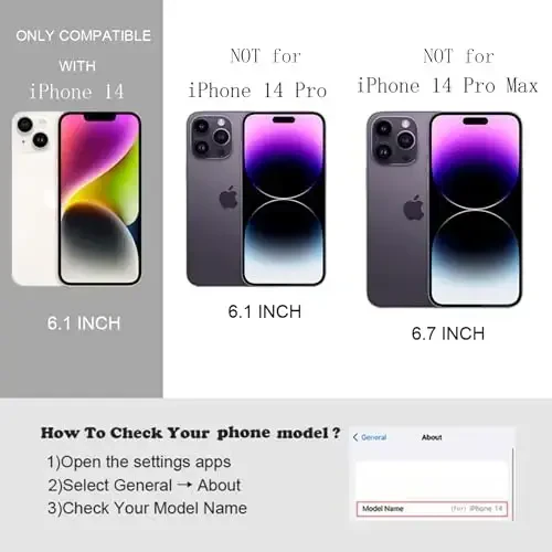 FABSPARK iPhone 14 uchun g'ilof, oddiy to'lqinli dizaynli to'lqinsimon ramkali yumshoq silikon estetik iPhone 14 uchun, och pushti - 3