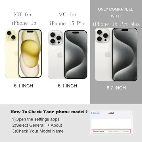 FABSPARK iPhone 15 Pro Max uchun g'ilof, Oddiy to'lqinli dizayn, iPhone 15 Pro Max uchun to'lqinli ramka Yumshoq silikon estetikasi, Kumush - 4