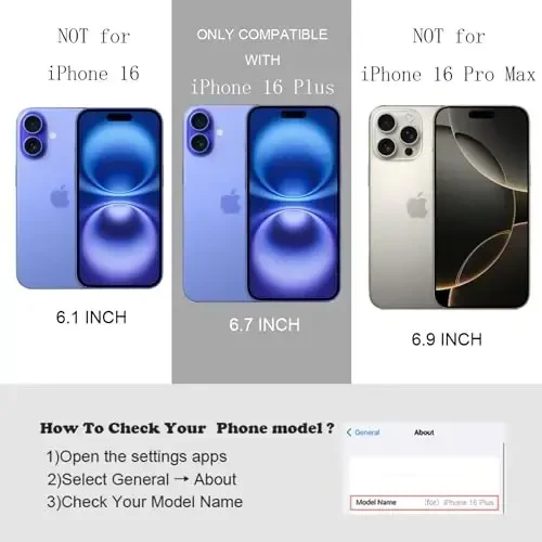 FABSPARK iPhone 16 Plus uchun g'ilof, shaffof tiniq qattiq rangli jingalak to'lqinli ramka Yumshoq silikon zarbaga chidamli himoya TPU qopqog'i iPhone 16 Plus uchun, Binafsha - 3