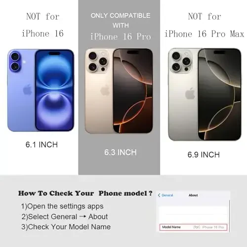 FABSPARK iPhone 16 Pro uchun g'ilof, shaffof tiniq rangli jingalak to'lqinli ramkali yumshoq silikon zarbaga chidamli himoya TPU qopqog'i iPhone 16 Pro uchun, pushti - 3