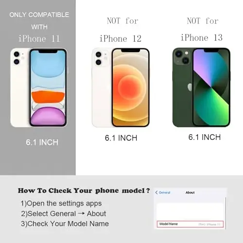 FABSPARK Phone Case for iPhone 11 Case,Simple Wave Design Wavy Frame Soft Silicone Aesthetic for iPhone 11,Silver - 4