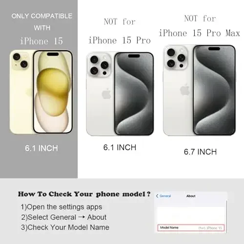 FABSPARK Phone Case for iPhone 15 Case,Simple Wave Design Wavy Frame Soft Silicone Aesthetic for iPhone 15,Silver - 4