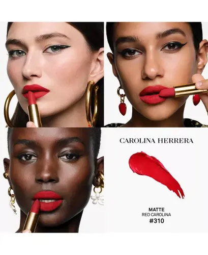 Fabulous Kiss Matte Lipstick Refill - 310 - Carolina (vivid red) - 3