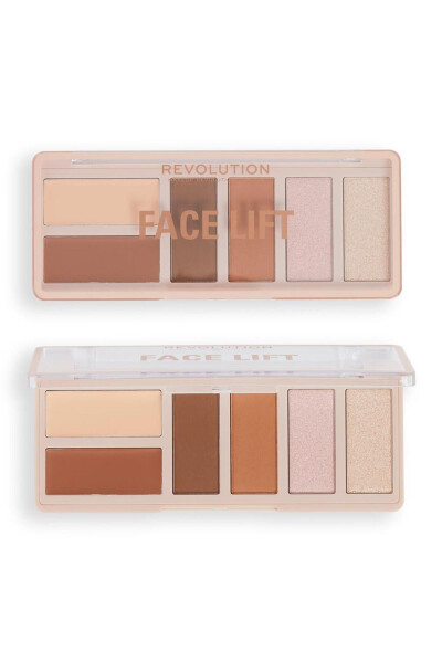 Face Lift Palet Light To Medium Yüz Gerdirme Allık, Kontür ve Bronzer Paleti-Light To Medium - REVOLUTION (1)