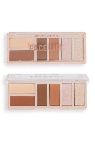 Face Lift Palette Light To Medium Blush, Contour and Bronzer Palette - REVOLUTION (1)