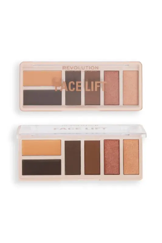 Face Lift Palette Tan-Deep Палетка для подтяжки лица - румяна, контур и бронзер - Tan - 6