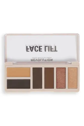 Face Lift Palette Tan-Deep Yuz Gerdirish Alliq, Kontur va Bronzer Paleti-Tan - 5