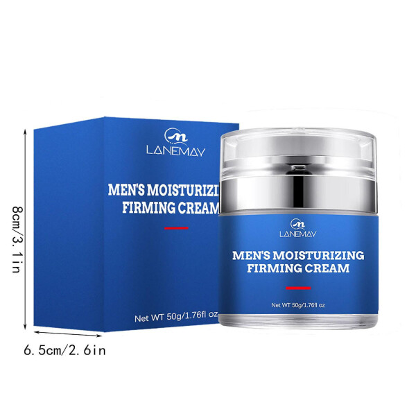 Face Masks Men's Oil Control Matte Cream Moisturizing Water Oil Blending Softening Skin Care Men's Face Cream 50g - 3