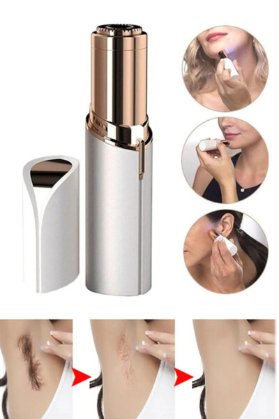 Facial Chin Light Hair Removal Mini Pocket Epilator - 9