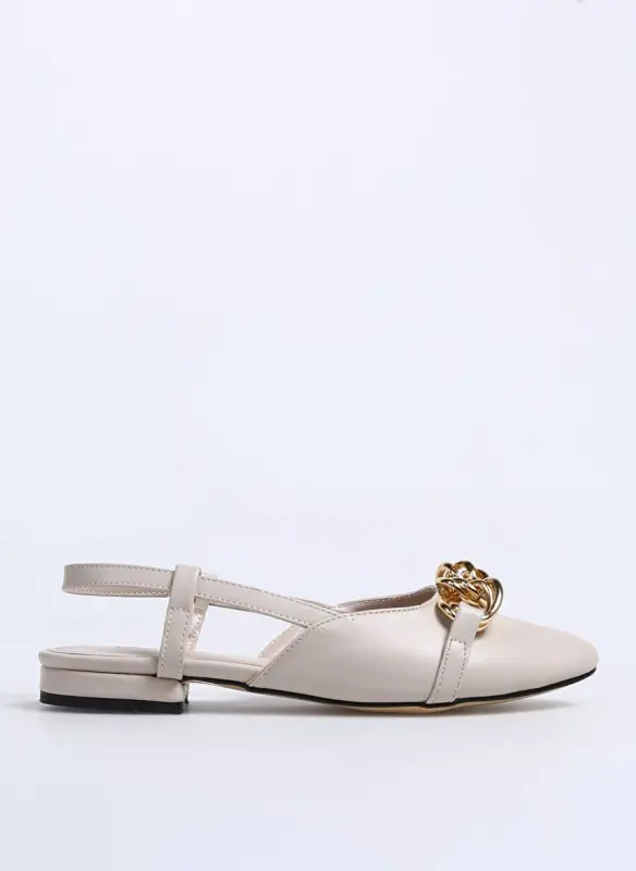 Factory Beige Women's Ballet Flat BOELE - 1