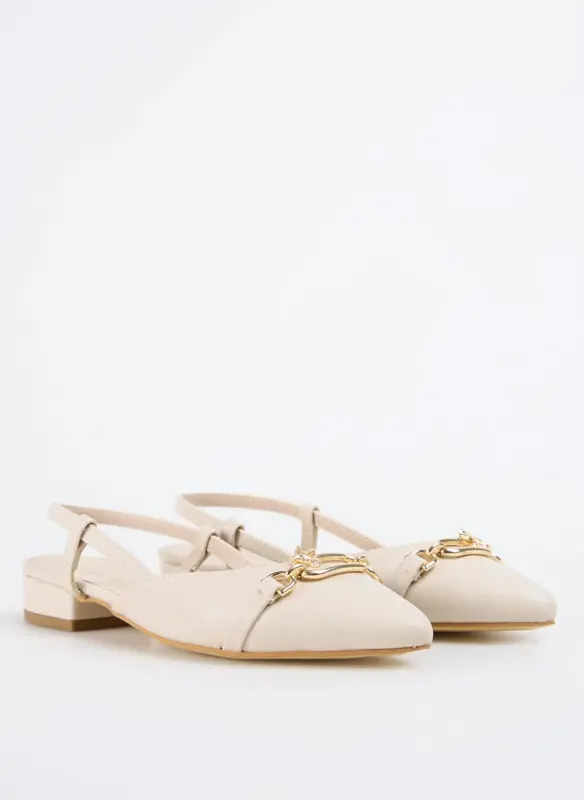 Factory Beige Women's Ballet Flat BOELE - 12