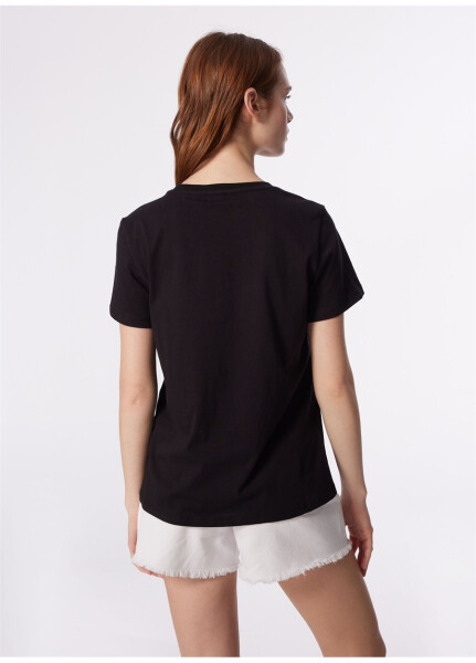 Factory Black Women's Crew Neck Basic T-Shirt - 11