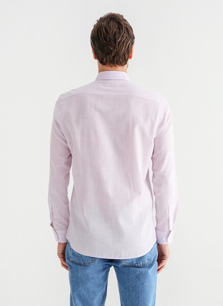 Factory Lilac Men's Button-Down Shirt SALTY - 6