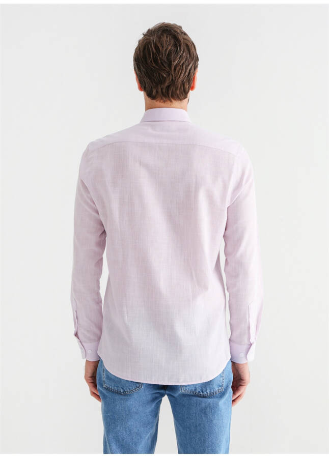 Factory Lilac Men's Button-Down Shirt SALTY - 18