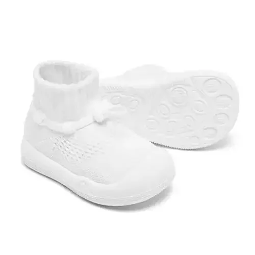 Fahrerliebe Baby Non Slip Socks Shoes Boys Girls Soft Slip On Sneakers Protection Toe Infant Slippers Lightweight Breathable First Walking Shoes - 2