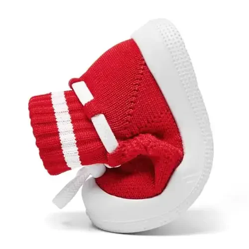 Fahrerliebe Baby Non Slip Socks Shoes Boys Girls Soft Slip On Sneakers Protection Toe Infant Slippers Lightweight Breathable First Walking Shoes - 6