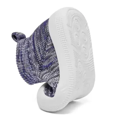 Fahrerliebe Baby Non Slip Socks Shoes Boys Girls Soft Slip On Sneakers Protection Toe Infant Slippers Lightweight Breathable First Walking Shoes - 4