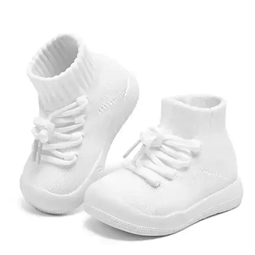 Fahrerliebe Baby Non Slip Socks Shoes Boys Girls Soft Slip On Sneakers Protection Toe Infant Slippers Lightweight Breathable First Walking Shoes - 1