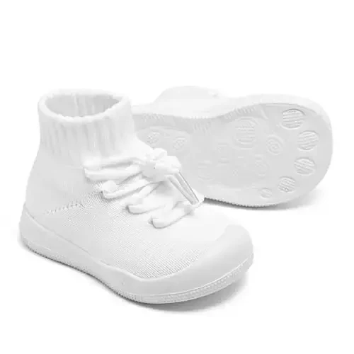 Fahrerliebe Baby Non Slip Socks Shoes Boys Girls Soft Slip On Sneakers Protection Toe Infant Slippers Lightweight Breathable First Walking Shoes - 4