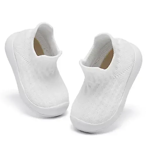 Fahrerliebe Baby Non Slip Socks Shoes Boys Girls Soft Slip On Sneakers Protection Toe Infant Slippers Lightweight Breathable First Walking Shoes - 6