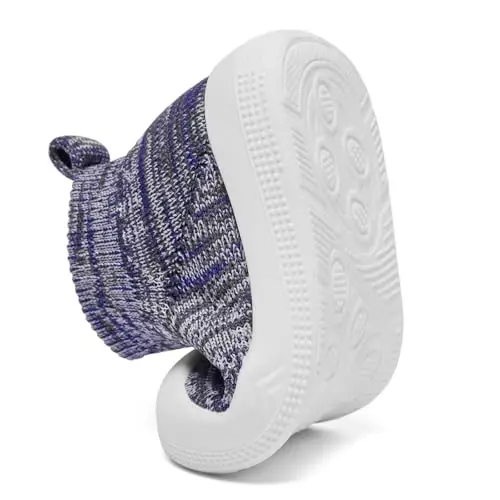 Fahrerliebe Baby Sirpanmaydigan Paypoq Oyoq Kiyim O'g'il Bolalar Qizlar Yumshoq Sirpanmaydigan Krossovkalar Himoya Barmoq Chaqaloq Uy Poyafzallari Yengil Nafas Oluvchi Birinchi Yurish Poyafzallari - 4