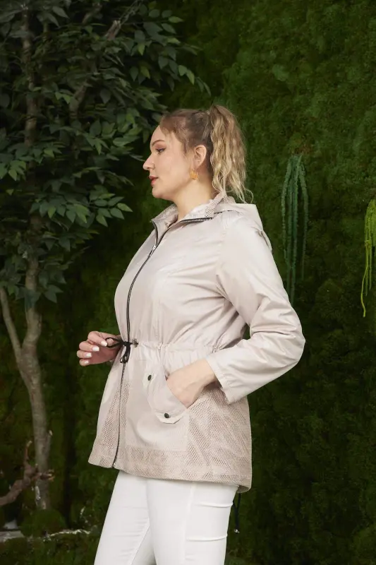 Файл Подробный Большой Размер Тренчкот Крем - 3