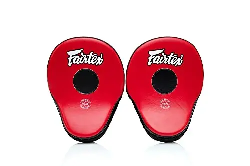 Fairtex FMV9 Konturli Fokus Qo'lqoplari |Boks, Muay Tay, Kikboksing uchun aniqlik va himoya |Ergonomik dizayn, yumshoq plomba, xavfsiz o'rnatish Charm - 3