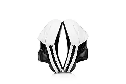 Fairtex FMV9 Contoured Focus Mitts |Striking Accuracy & Protection for Boxing, Muay Thai, Kickboxing |Ergonomic Design, Soft Padding, Secure Fit Leather - FAIRTEX (1)