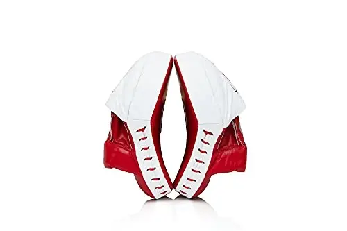 Fairtex FMV9 Contoured Focus Mitts |Striking Accuracy & Protection for Boxing, Muay Thai, Kickboxing |Ergonomic Design, Soft Padding, Secure Fit Leather - FAIRTEX (1)