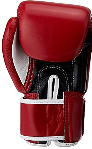 Fairtex Muay Thai Style Training Sparring Gloves, 12 oz, Red - 2