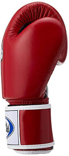 Fairtex Muay Thai Style Training Sparring Gloves, 12 oz, Red - 4