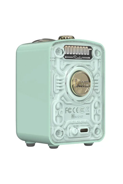 Fairy-ok Green Karaoke Microphone with FM Radio and Bluetooth Speaker - 5