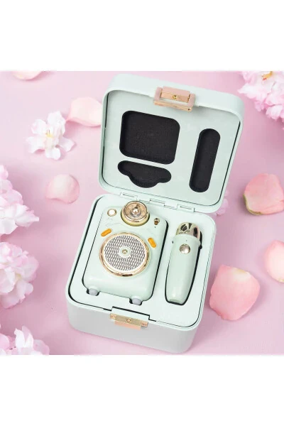 Fairy-ok Green Karaoke Microphone with FM Radio and Bluetooth Speaker - 6