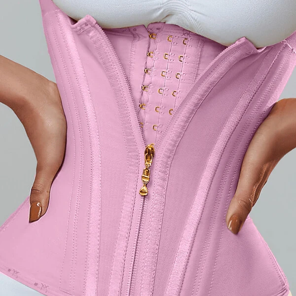 Fajas Colombians Girdles With Row Buckle and Zipper Postpartum Corset Waist Trainer Body Shaper For Women Sexy Shaping Curve - YMTQ (1)