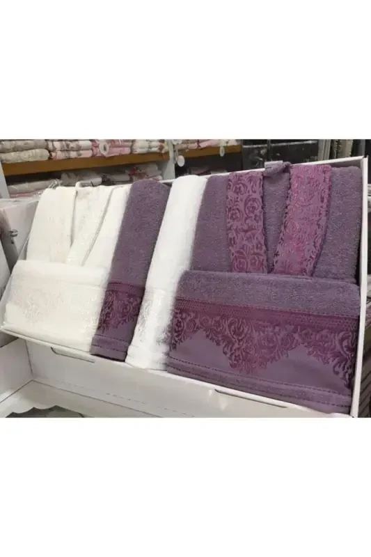 Family Bathrobe Set-Cream - FIESTA