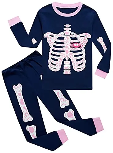 Family Feeling Kids & Toddler Girls Boys Pajamas 2 Piece Pjs Set 100% Cotton Sleepwear 