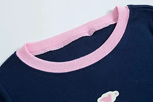 Family Feeling Kids & Toddler Girls Boys Pajamas 2 Piece Pjs Set 100% Cotton Sleepwear - 5