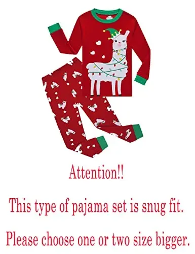 Family Feeling Kids & Toddler Girls Boys Pajamas 2 Piece Pjs Set 100% Cotton Sleepwear - FAMILY (1)