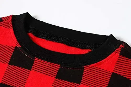 Family Feeling Kids & Toddler Girls Boys Pajamas 2 Piece Pjs Set 100% Cotton Sleepwear - 5