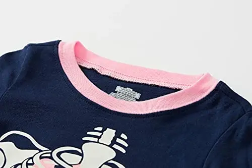 Family Feeling Kids & Toddler Girls Boys Pajamas 2 Piece Pjs Set 100% Cotton Sleepwear - 3