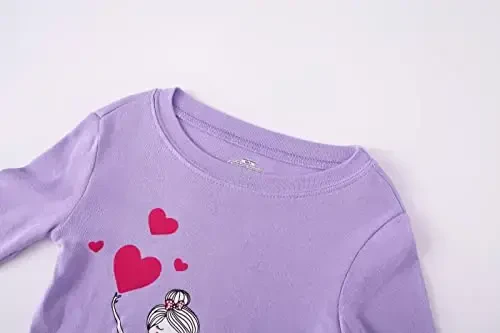 Family Feeling Kids & Toddler Girls Boys Pajamas 2 Piece Pjs Set 100% Cotton Sleepwear - 4