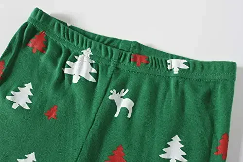 Family Feeling Kids & Toddler Girls Boys Pajamas 2 Piece Pjs Set 100% Cotton Sleepwear - 5