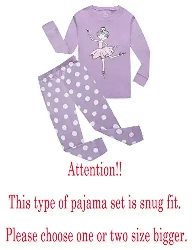 Family Feeling Kids & Toddler Girls Boys Pajamas 2 Piece Pjs Set 100% Cotton Sleepwear - MODAZONE (1)