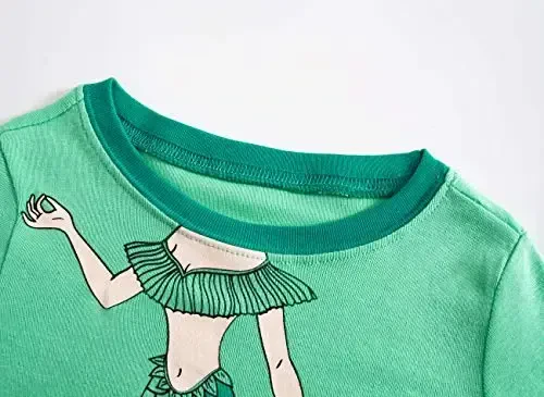 Family Feeling Kids & Toddler Girls Boys Pajamas 2 Piece Pjs Set 100% Cotton Sleepwear - 4