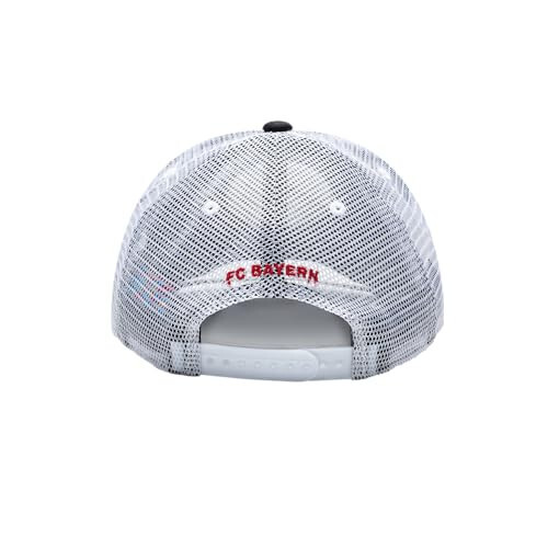 Fan Ink Bayern Munich 'Serve' Trucker Snapback Adjustable Soccer Hat (Qora/Oq) - 4