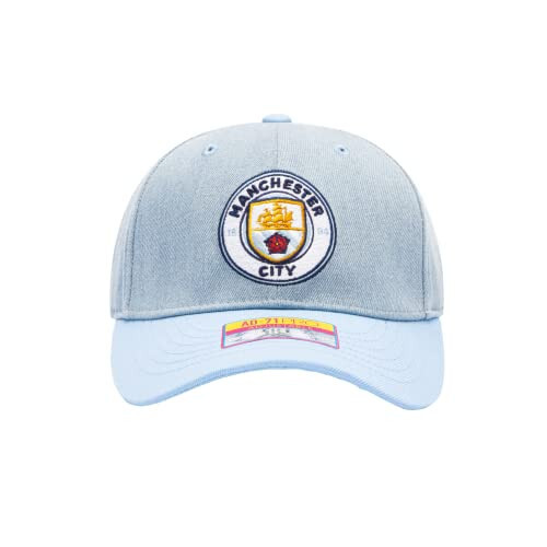 Fan Ink Manchester City 'Nirvana' Adjustable Slider Buckle Hat/Cap | Lt. Blue/Denim - 8