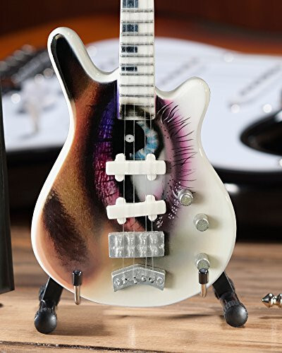 Fan Merch Prince Signature One Eye Bass Miniature Guitar Replica - Fan Merch (1)
