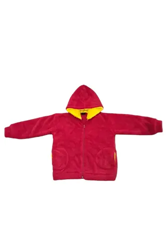 Fan Young Child Welsoft Plush Jacket-Yellow 