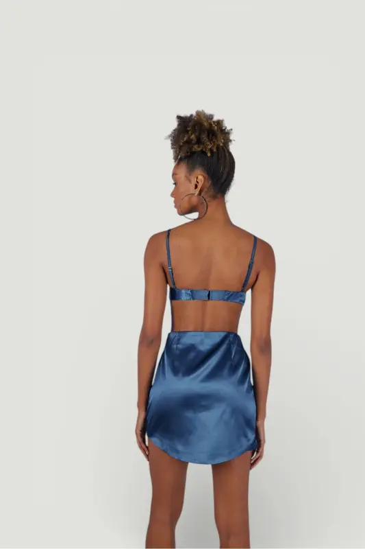 Fancy Skirt Navy Blue - 5