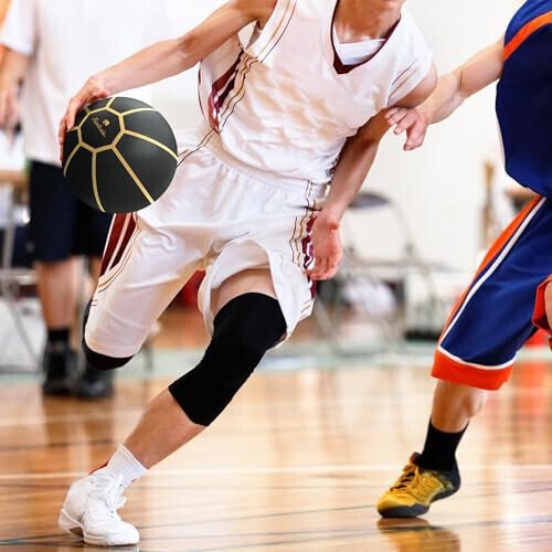 Fantecia Basketbol To'pi Rasmiy Hajmi 7 va Hajmi 5, Tashqi Ichki Basketbol, Yoshlar va Kattalar Basketboli (Qora Oltin) - 5